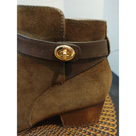 Coach Patricia suede ankle booties size 9.5 B - Picture 3 of 9